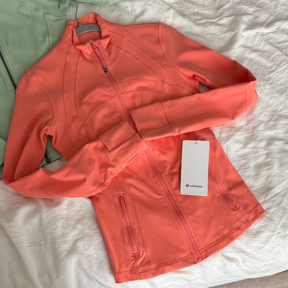 lululemon athletica define luon Women's Vibrant sunny Coral Jacket